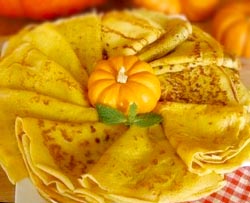 Уникальный рецепт блинов из тыквы