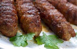 Рецепт  зимнего люля кебаба из свинины на рождество 