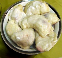 Вареники на пару.