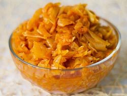 РЕЦЕПТ ПРИГОТОВЛЕНИЯ КАПУСТЫ ТУШЕНОЙ В ЯЙЦЕ.